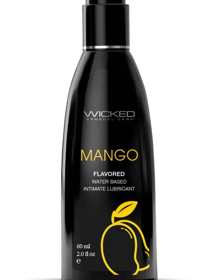 Aqua Mango Flavored Water Based Intimate Lubricant - 2 Fl. Oz.