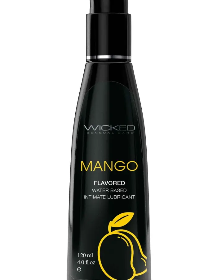 Aqua Mango Flavored Water Based Intimate Lubricant - 4 Fl. Oz.