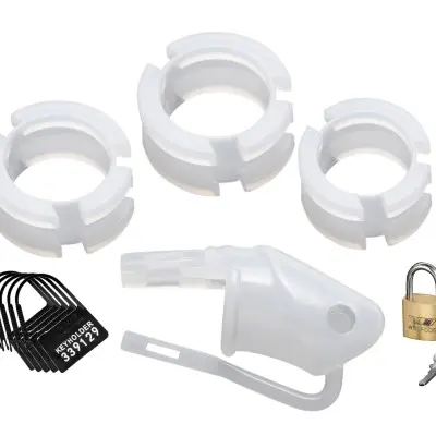 Sado Chamber Silicone Male Chastity Device