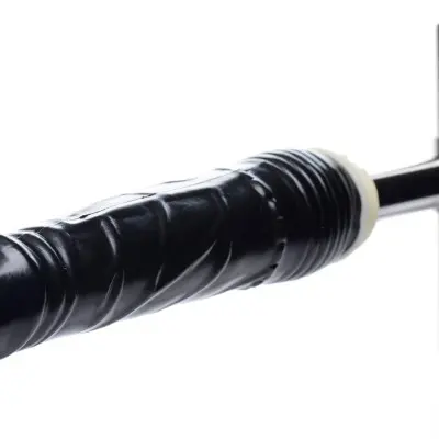 Imprisoned Metal Stockade With Dildo