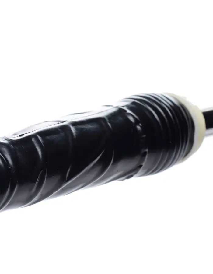 Imprisoned Metal Stockade With Dildo