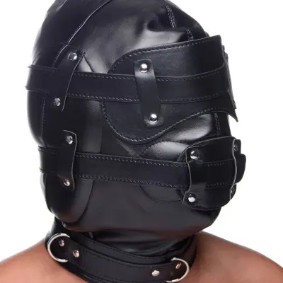Bondage Hood With Penis Gag