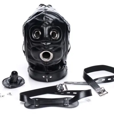Bondage Hood With Penis Gag