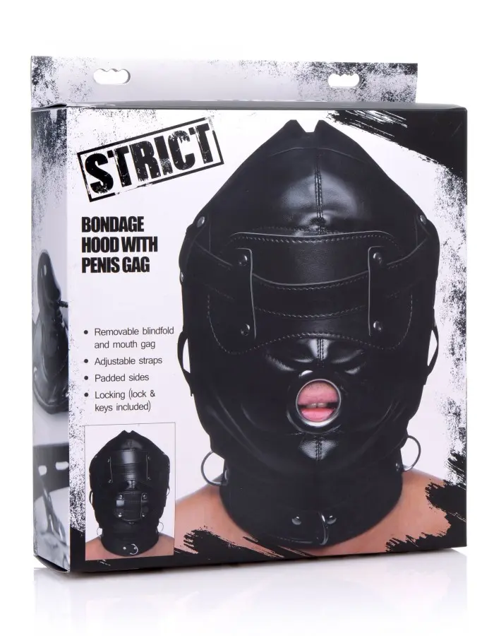Bondage Hood With Penis Gag