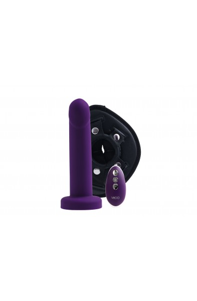 Strapped Rechargeable Strap on - Purple