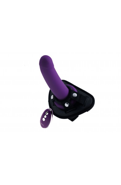 Strapped Rechargeable Strap on - Purple