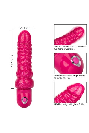 Naughty Bits Lady Boner Bendable Personal  Vibrator