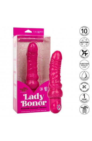 Naughty Bits Lady Boner Bendable Personal  Vibrator