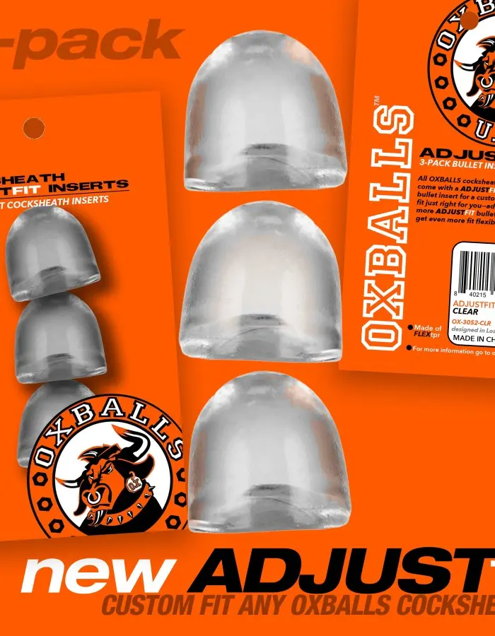 Cocksheath Adjustfit 3 Pack Bullet Inserts