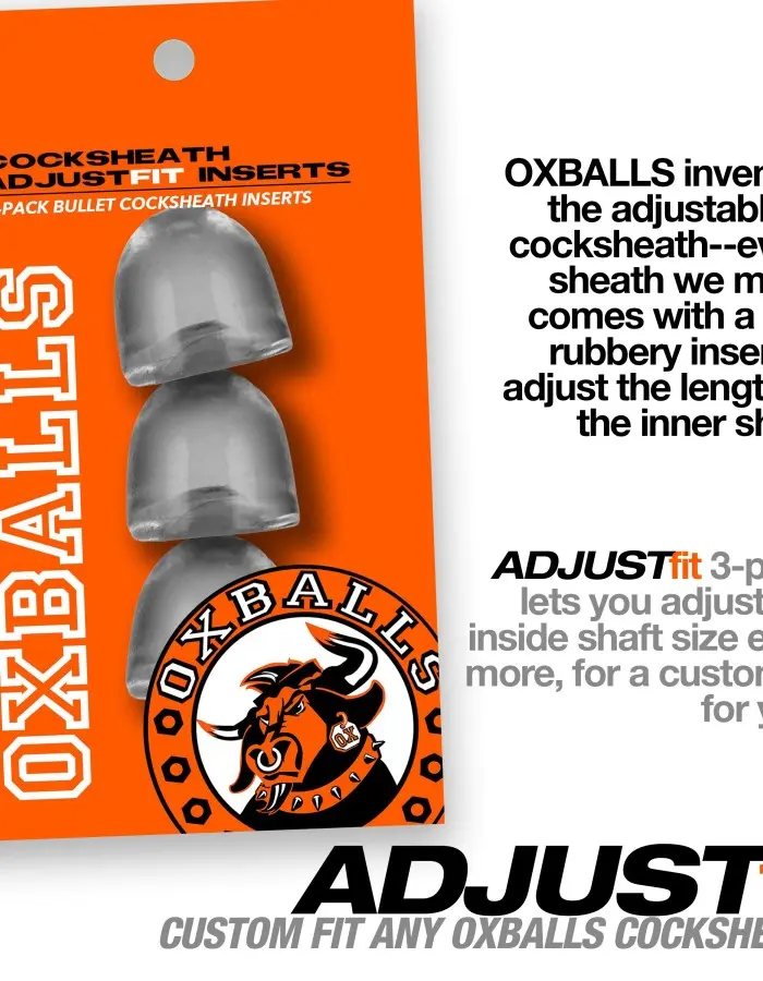 Cocksheath Adjustfit 3 Pack Bullet Inserts