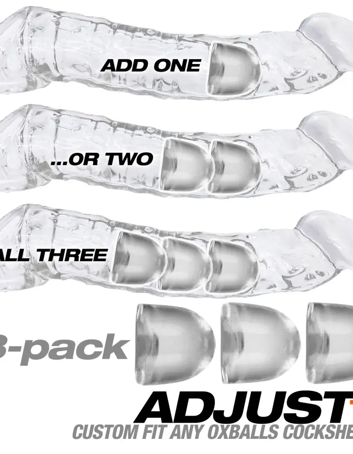 Cocksheath Adjustfit 3 Pack Bullet Inserts
