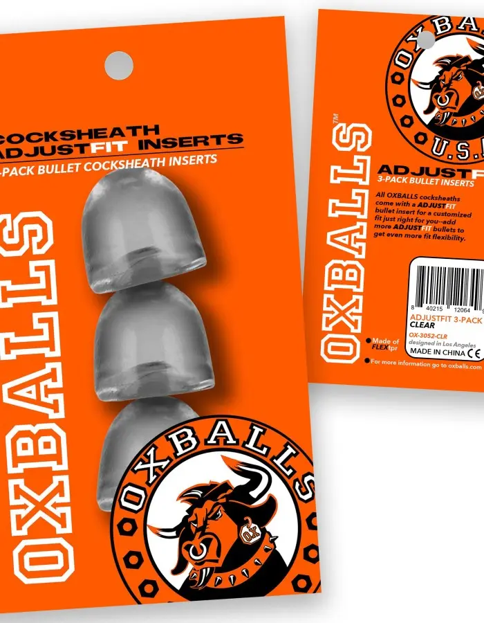 Cocksheath Adjustfit 3 Pack Bullet Inserts