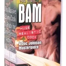 Bam Huge 13 Inch Realistic Cock With Removable Vac-U-Lock Suction Cup
