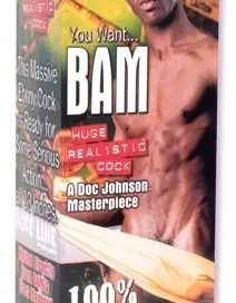Bam Huge 13 Inch Realistic Cock With Removable Vac-U-Lock Suction Cup