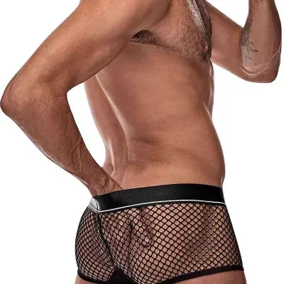 Cock Pit Net Mini Cock Ring Short - Medium Black