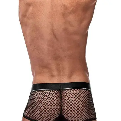Cock Pit Net Mini Cock Ring Short - Medium Black