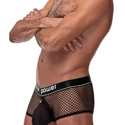 Cock Pit Net Mini Cock Ring Short - Medium Black
