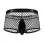 Cock Pit Net Mini Cock Ring Short - Medium Black