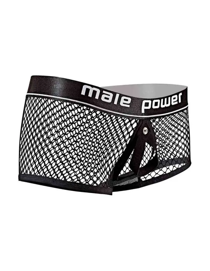 Cock Pit Net Mini Cock Ring Short - Medium Black