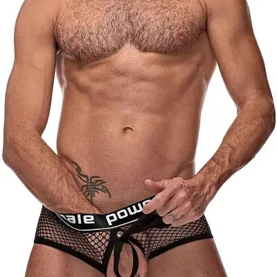 Cock Pit Net Mini Cock Ring Short - Small - Black