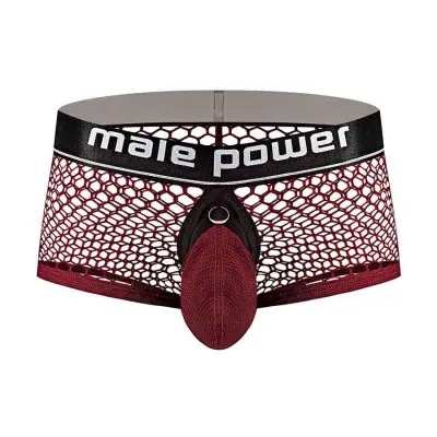 Cock Pit Net Mini Cock Ring Short - Medium -  Burgundy