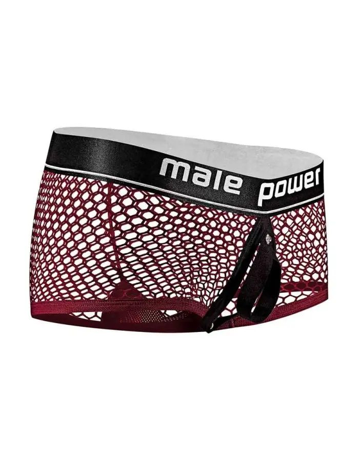 Cock Pit Net Mini Cock Ring Short - Medium -  Burgundy