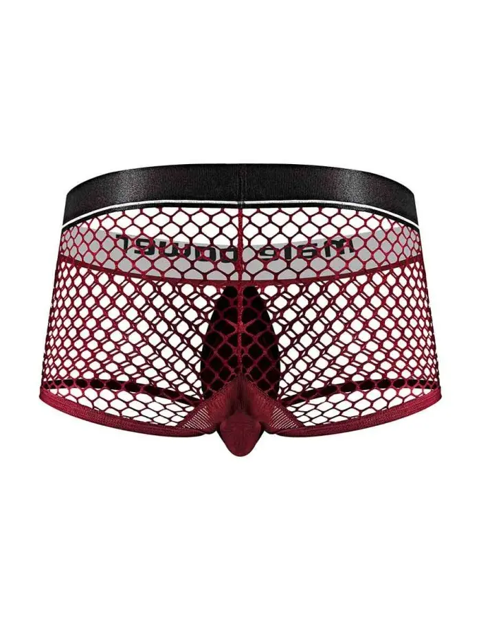 Cock Pit Net Mini Cock Ring Short - Medium -  Burgundy