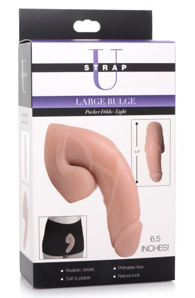 Large Bulge Packer Dildo - Light