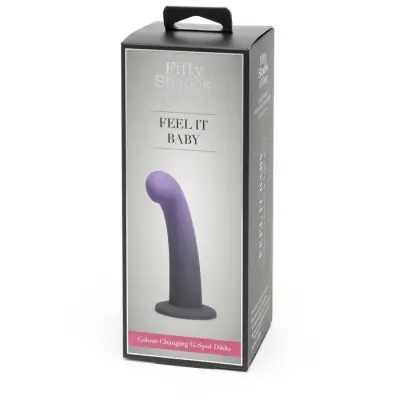 Fifty Shades Feel It Baby Colour Changing G-Spot  Dildo