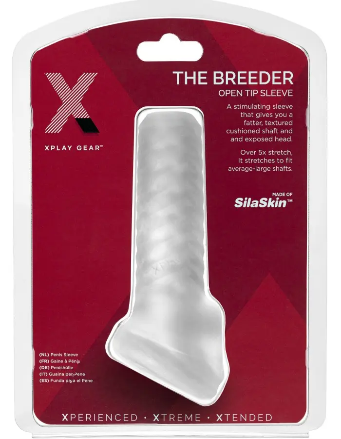 Xplay Breeder - Sleeve - Clear