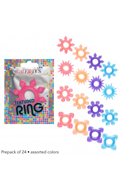 Foil Pack Textured Ring  - Prepack of 24