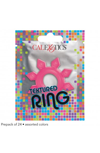 Foil Pack Textured Ring  - Prepack of 24