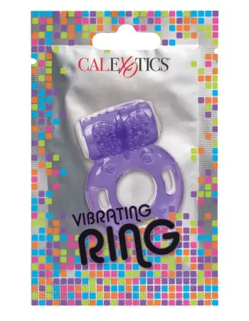 Foil Pack Vibrating Ring - Purple