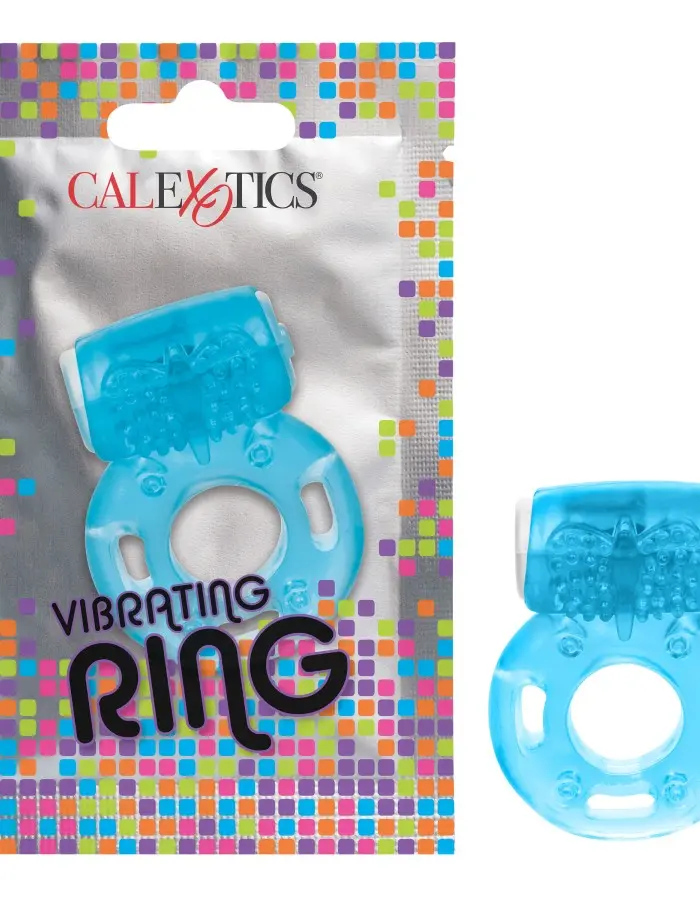 Foil Pack Vibrating Ring - Blue