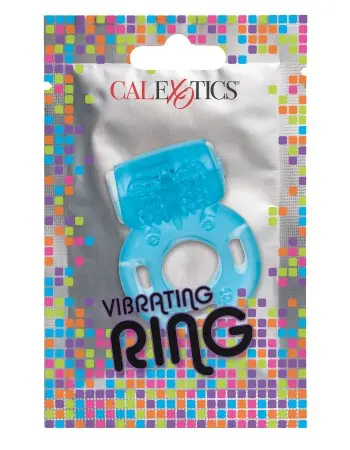 Foil Pack Vibrating Ring - Blue