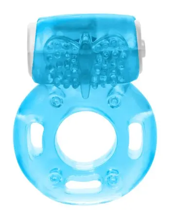 Foil Pack Vibrating Ring - Blue