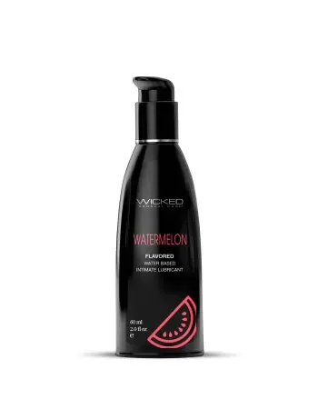 Aqua Watermelon Flavored Water Based Intimate Lubricant - 2 Fl. Oz.