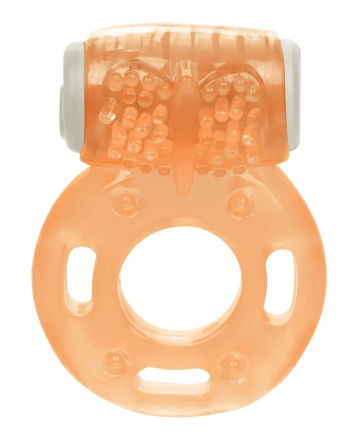 Foil Pack Vibrating Ring - Orange