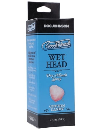 Goodhead - Wet Head - Dry Mouth Spray - Cotton Candy - 2 Fl. Oz. (59ml)