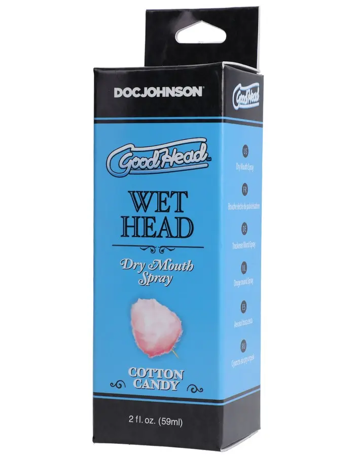 Goodhead - Wet Head - Dry Mouth Spray - Cotton Candy - 2 Fl. Oz. (59ml)
