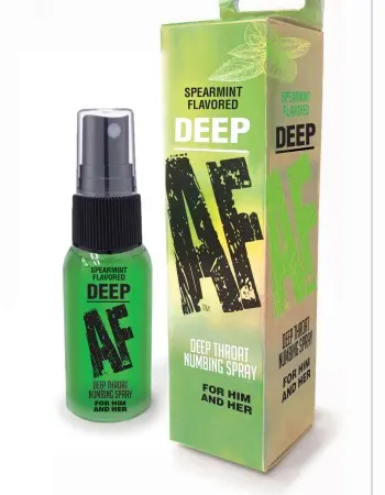 Deep Af - Spearmint Flavored Deep Throat Spray - 1 Oz