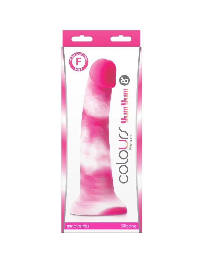 Colours - Pleasures - Yum Yum 8 In. Dildo - Pink