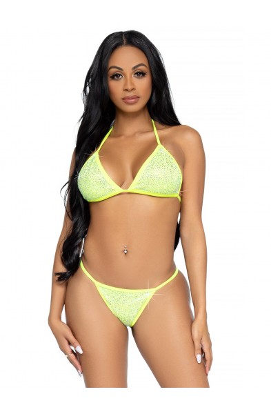 2 Pc Phoenix Bikini Set - Yellow - Medium