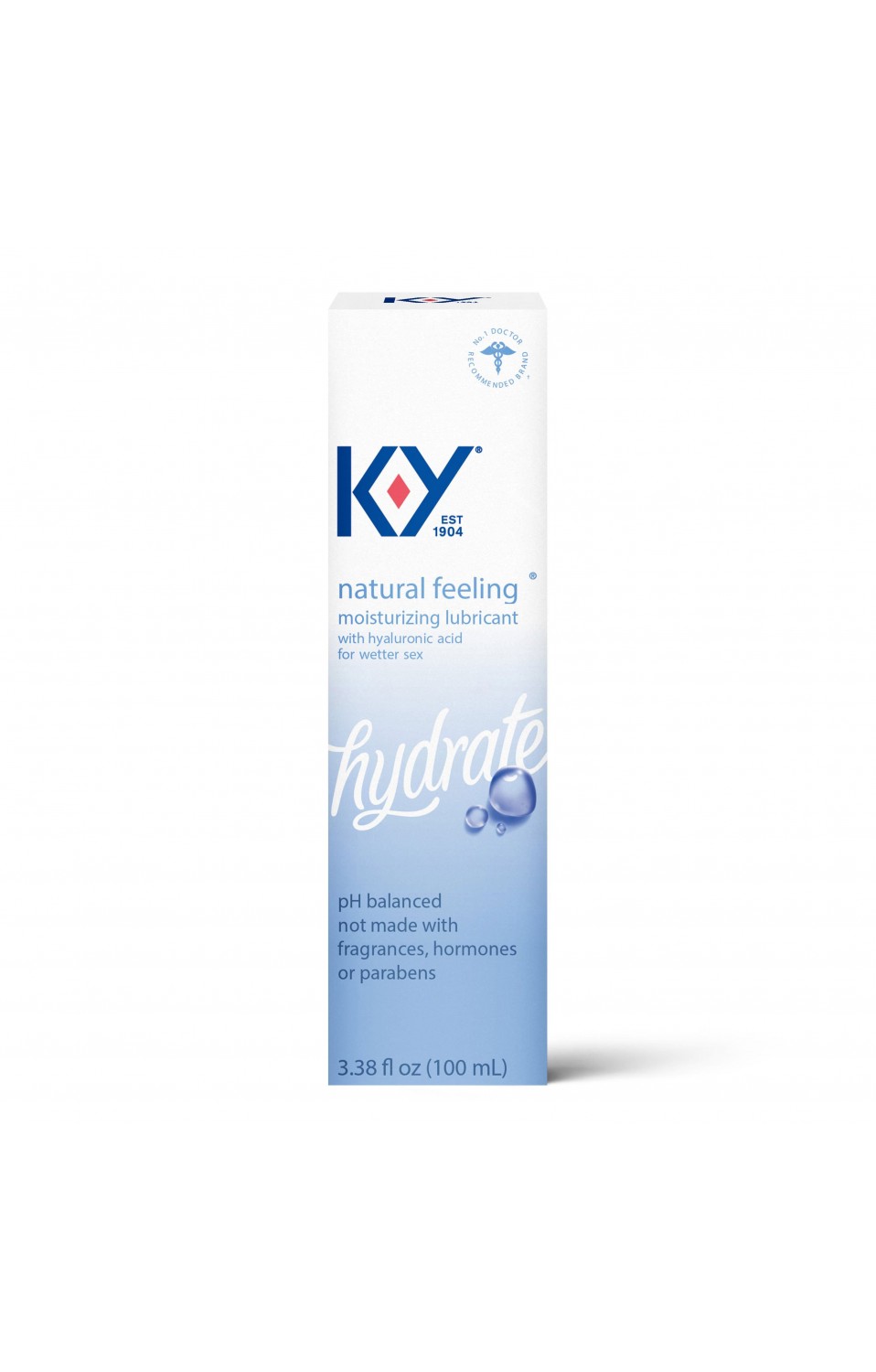 K Y Natural Feeling Lube With Hyaluronic Acid 3 38 Fl Oz 100 Ml