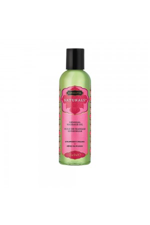 Naturals Massage Oil - Strawberry Dreams - 2 Fl Oz (59 ml)