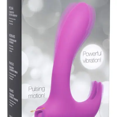 12x Lux Rocker Pulsing and Vibrating G-Spot Rabbit - Pink