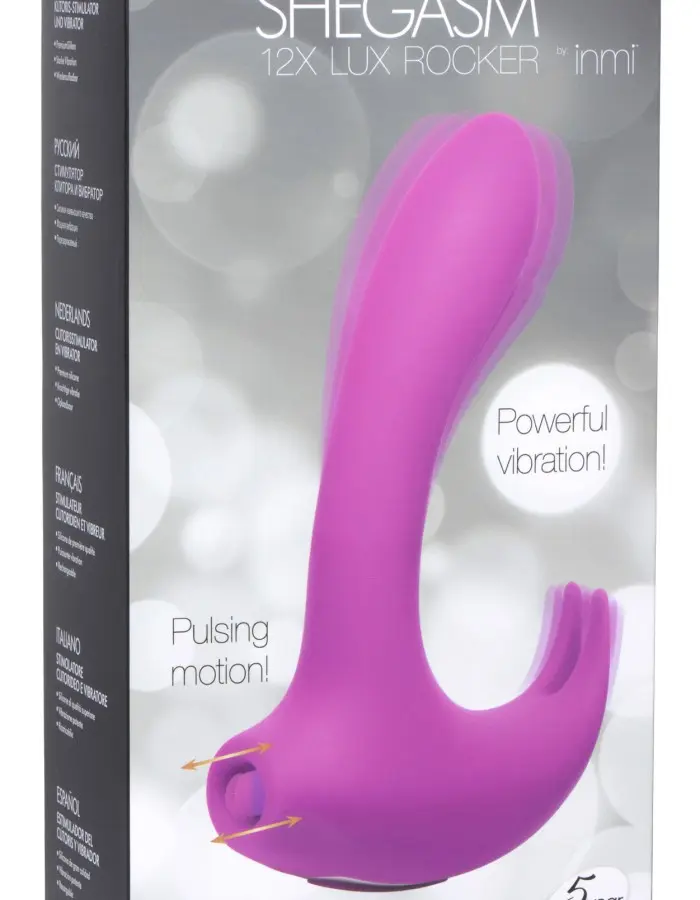 12x Lux Rocker Pulsing and Vibrating G-Spot Rabbit - Pink