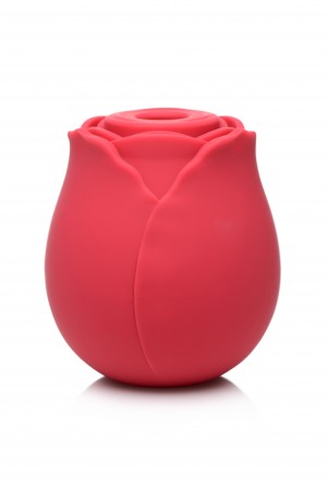 Inmi - Bloomgasm Wild Rose Silicone Suction Stimulator - Red