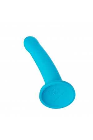 Nexus Collection - Hux - 7 Inch Silicone Dildo -  Turquoise