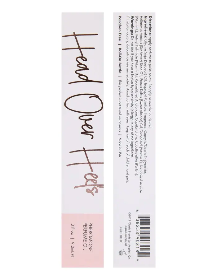 Head Over Heels - Pheromone Perfume Oil - 9.2 ml